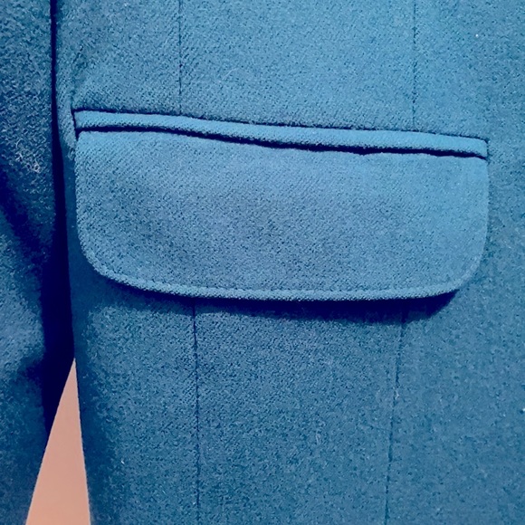 Pendleton Wool Blazer Teal/Green Size 8/10 - Picture 4 of 6